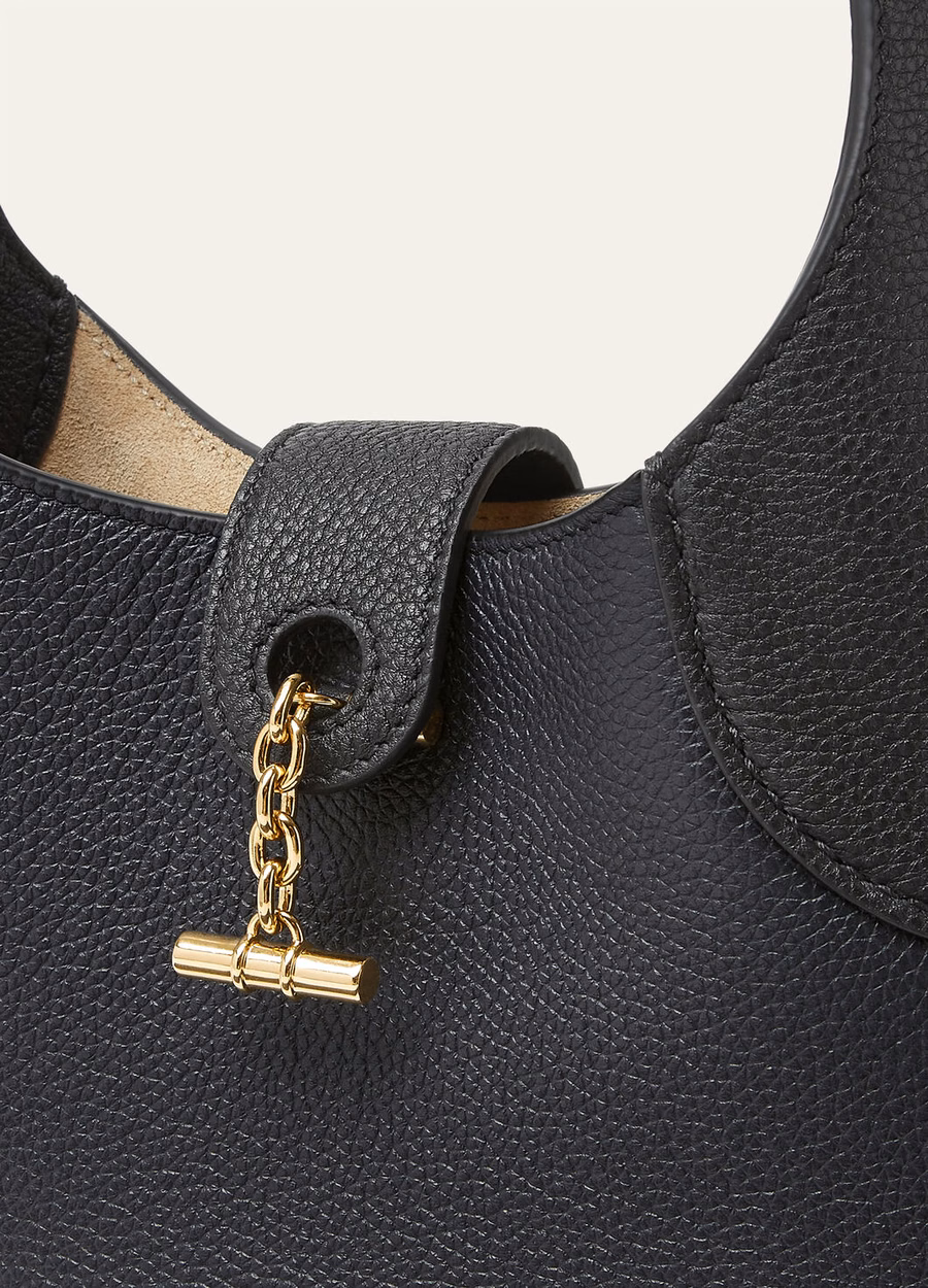Mini Bobbin Bag Calfskin Navy Blue/Black/Sun Gold