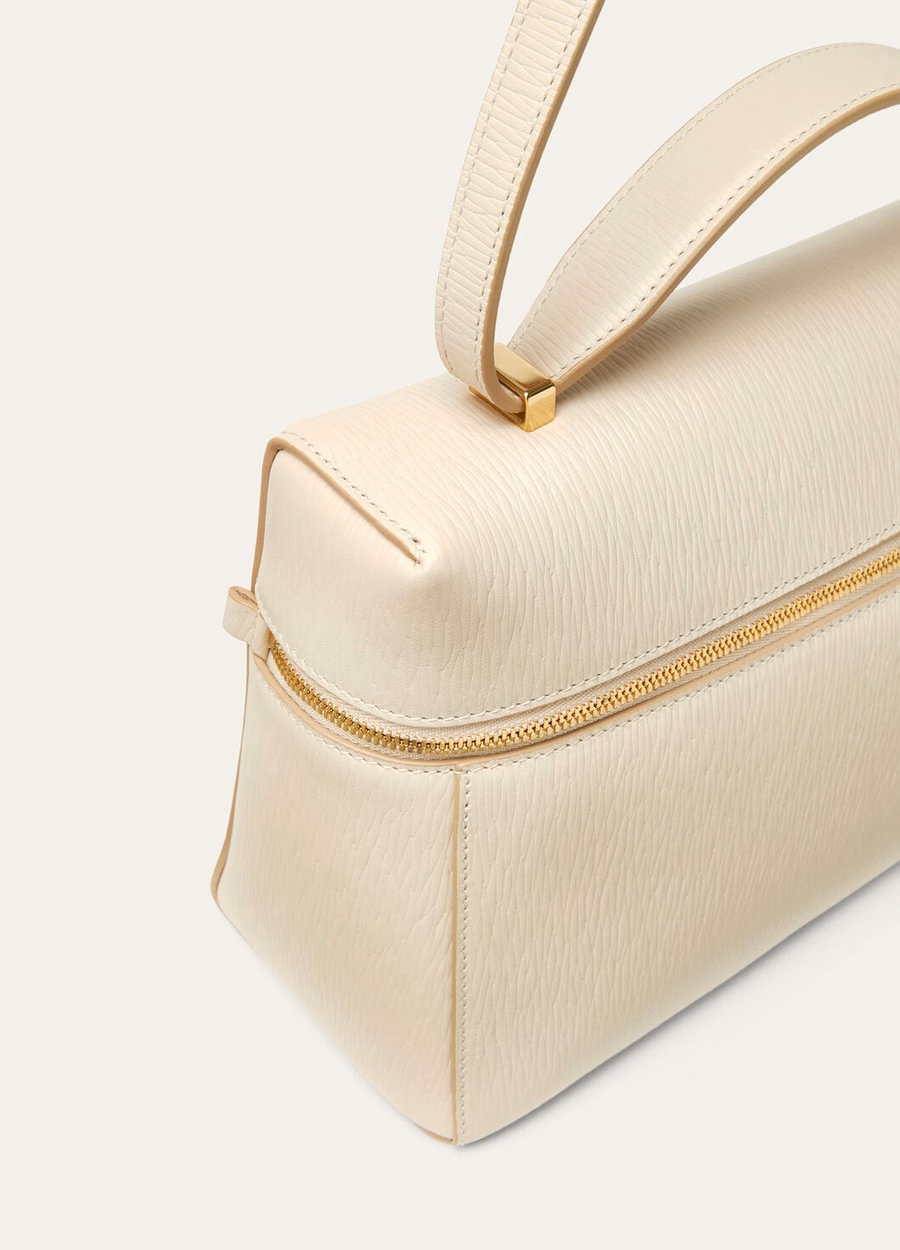 Additional bag L27 Light Travertine/Sun Gold calfskin