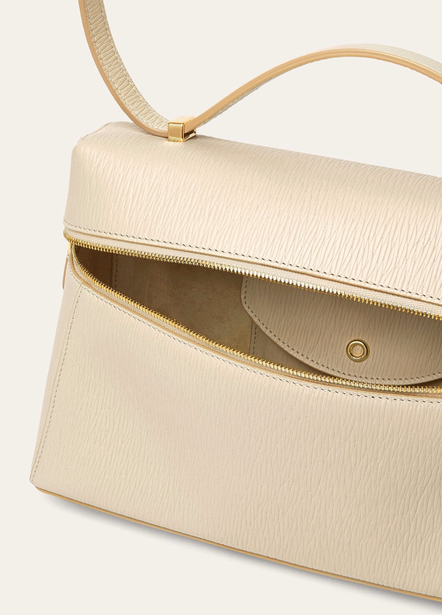 Additional bag L27 Light Travertine/Sun Gold calfskin