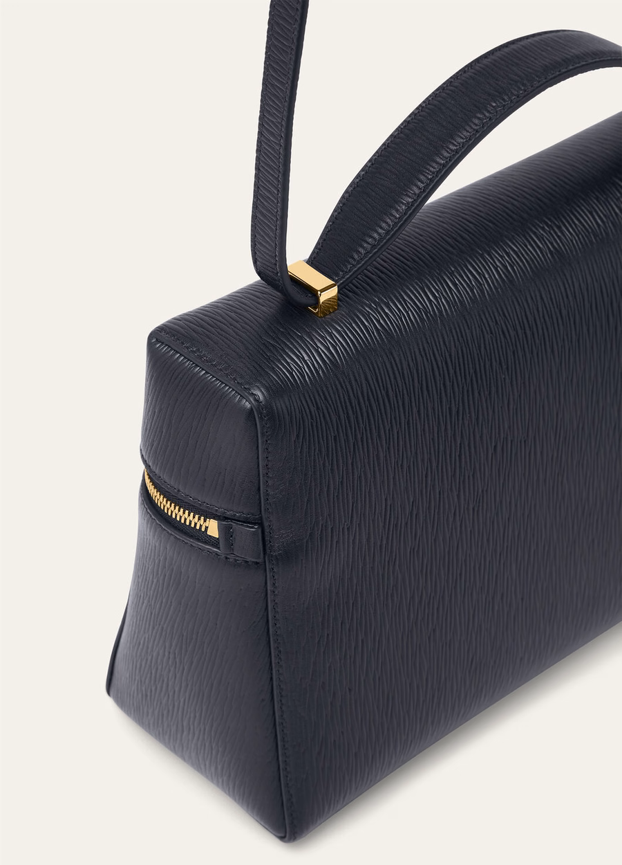 Additional bag L27 Blue Marine/Sun Gold Calfskin
