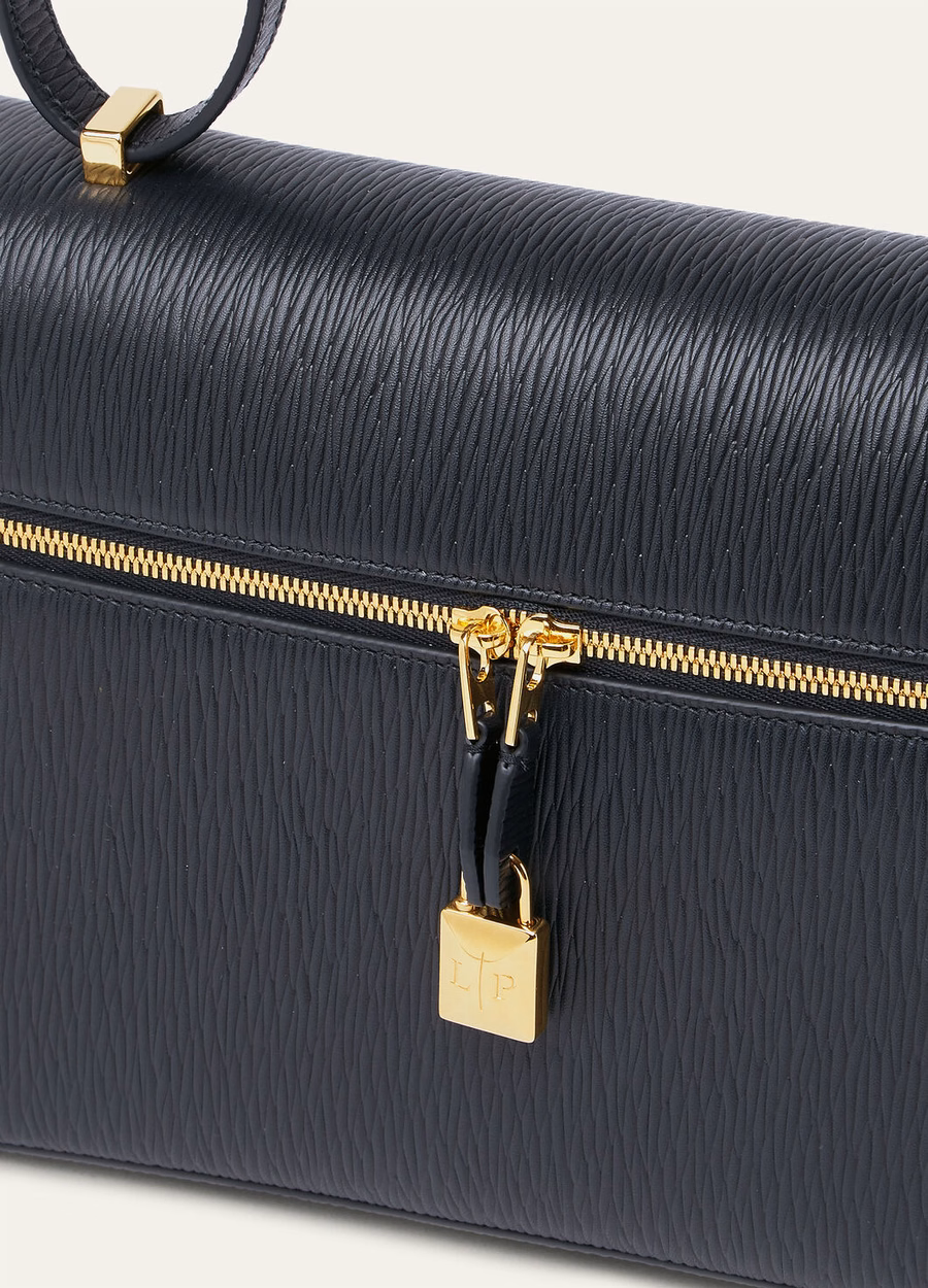 Additional bag L27 Blue Marine/Sun Gold Calfskin