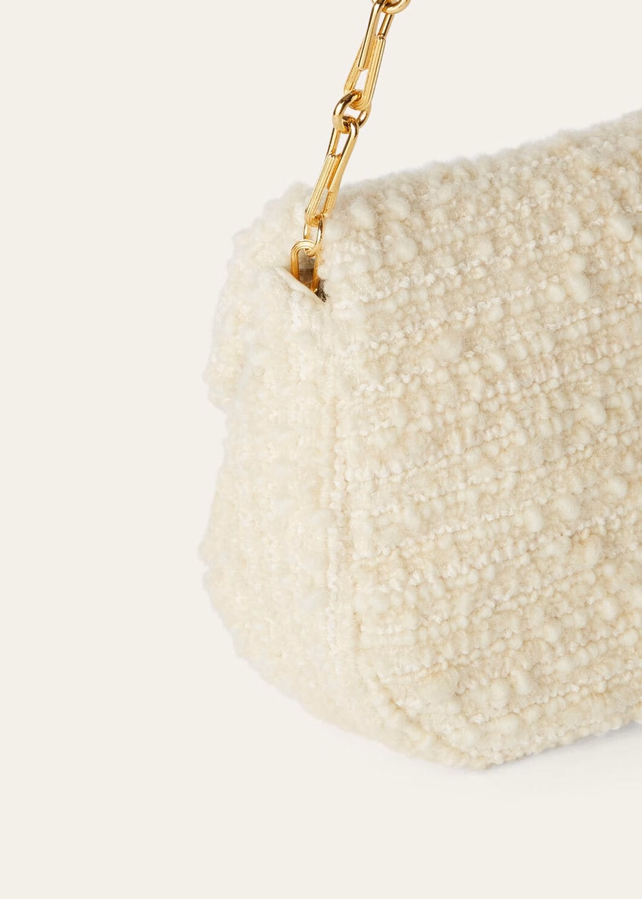 Softy Bag Virgin Wool Cotton Ring Vanilla Chai/Sun Gold