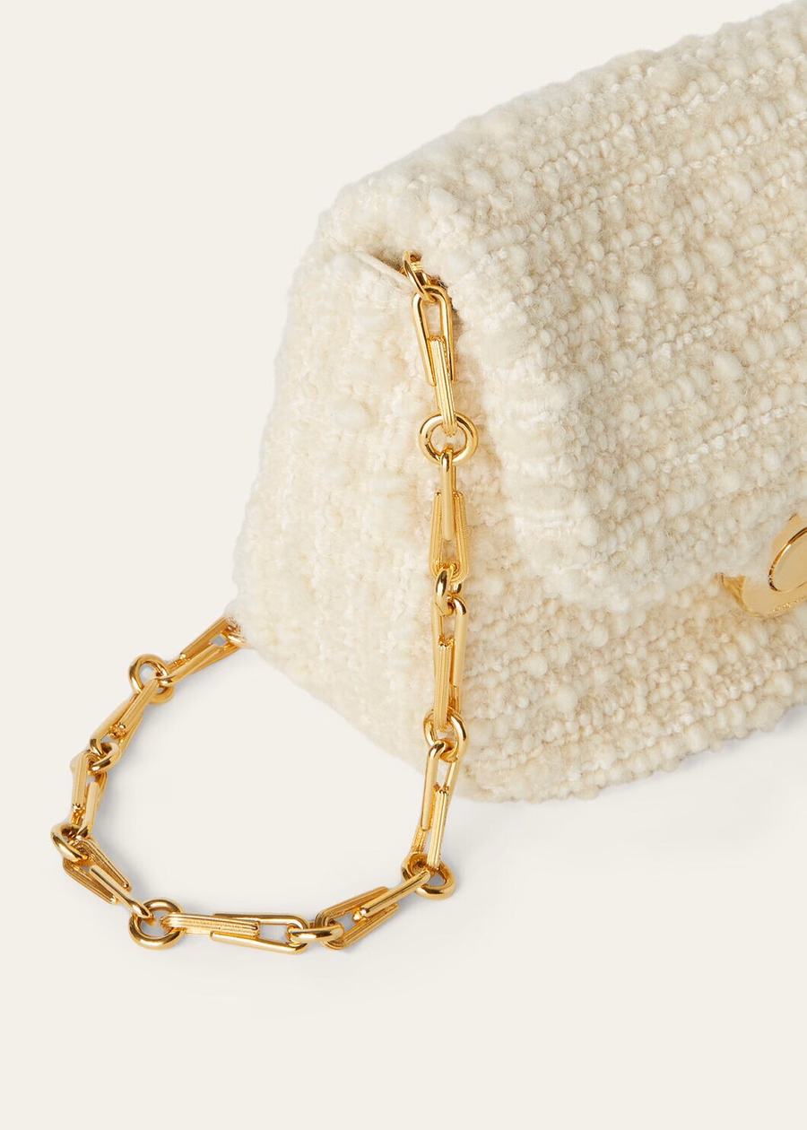 Softy Bag Virgin Wool Cotton Ring Vanilla Chai/Sun Gold