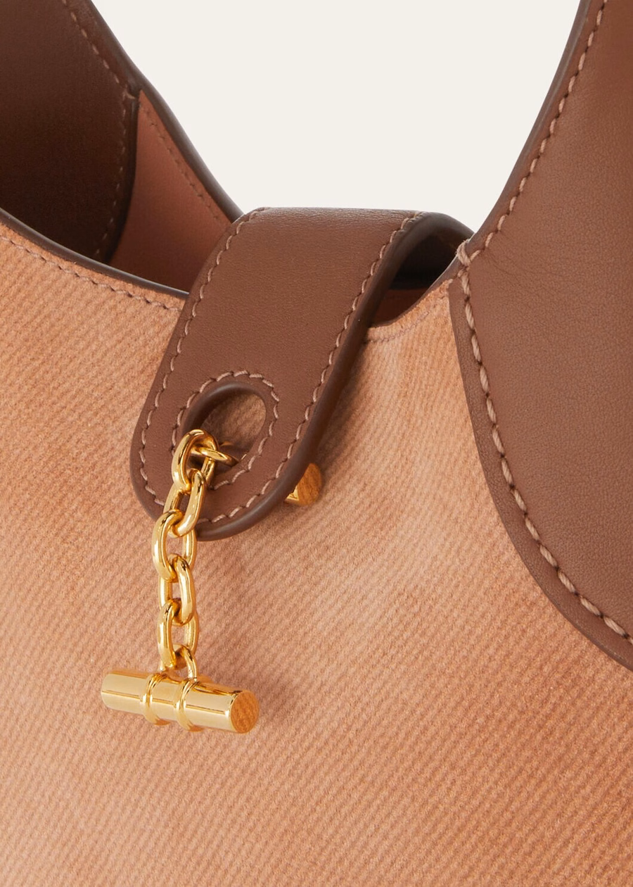 Mini Bobbin Bag Calfskin Ophelia Skin/Caramel Sugar/Sun Gold