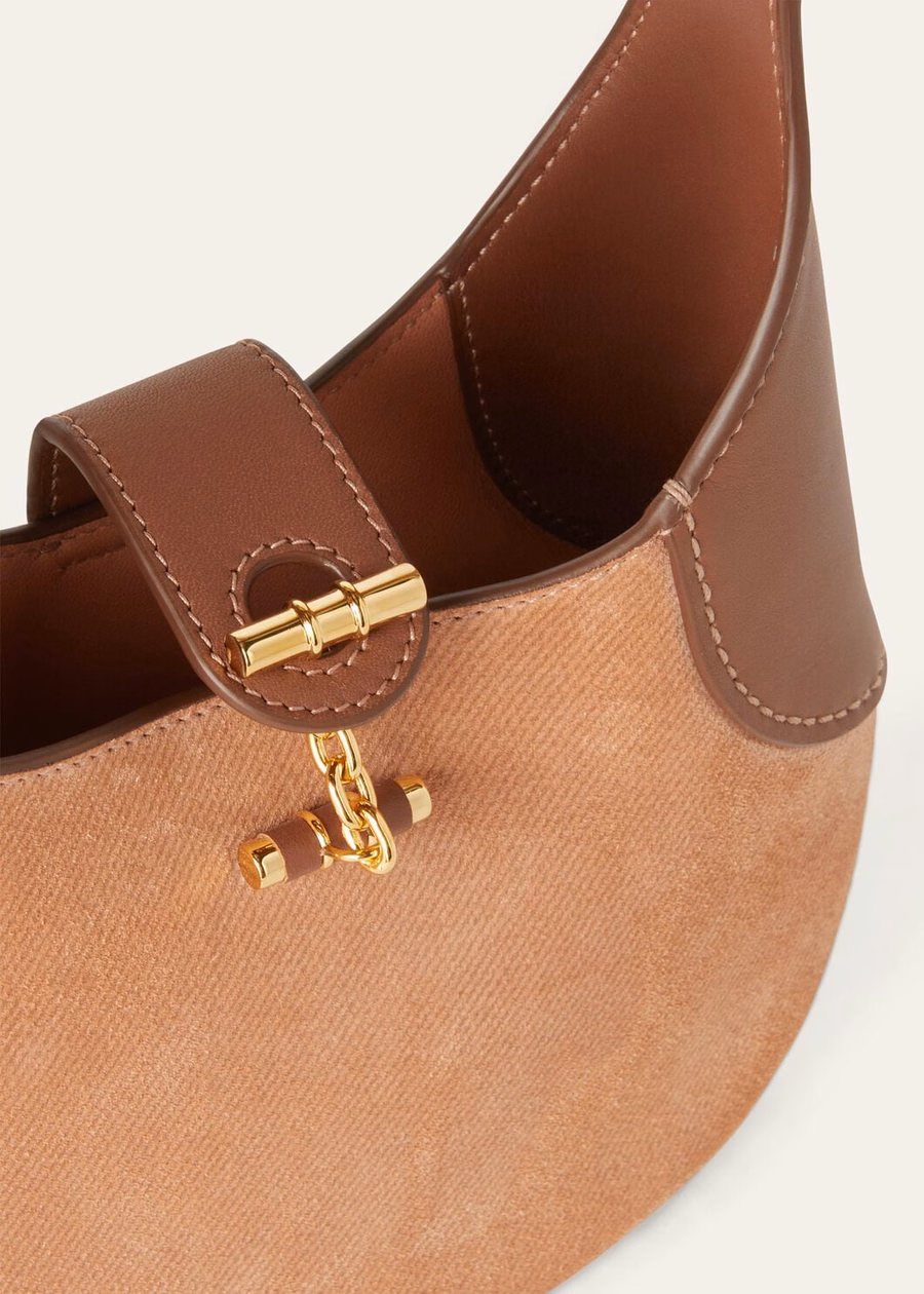 Mini Bobbin Bag Calfskin Ophelia Skin/Caramel Sugar/Sun Gold