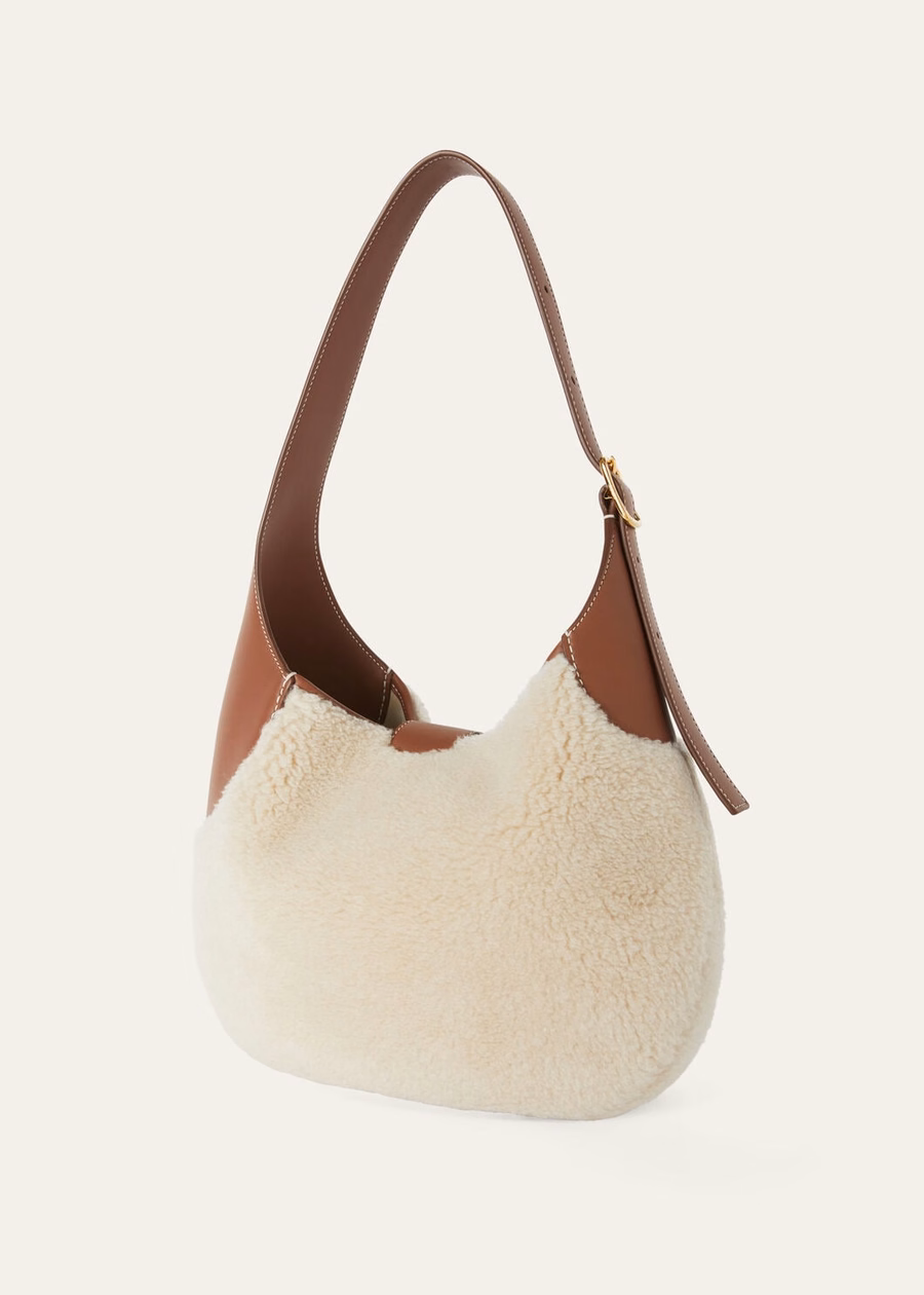 Medium Bag Silk Cashmere Old Paper/Caramel Sugar/Sun Gold