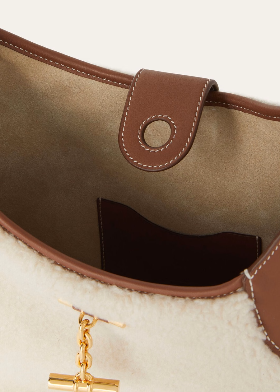 Medium Bag Silk Cashmere Old Paper/Caramel Sugar/Sun Gold