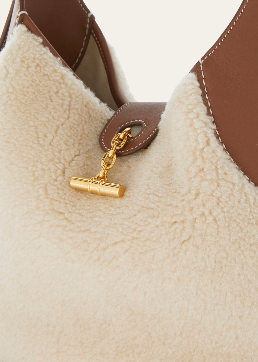 Medium Bag Silk Cashmere Old Paper/Caramel Sugar/Sun Gold