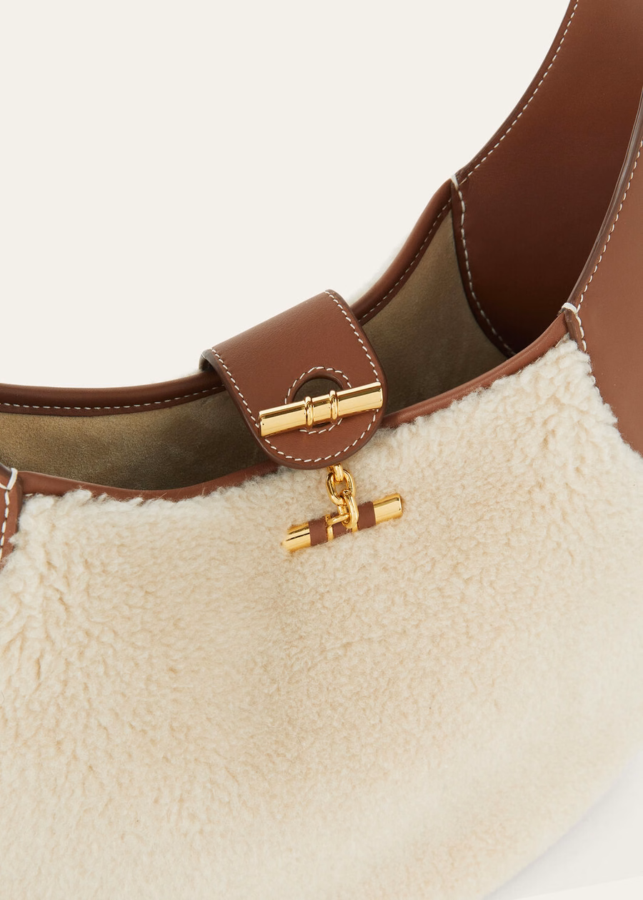 Medium Bag Silk Cashmere Old Paper/Caramel Sugar/Sun Gold