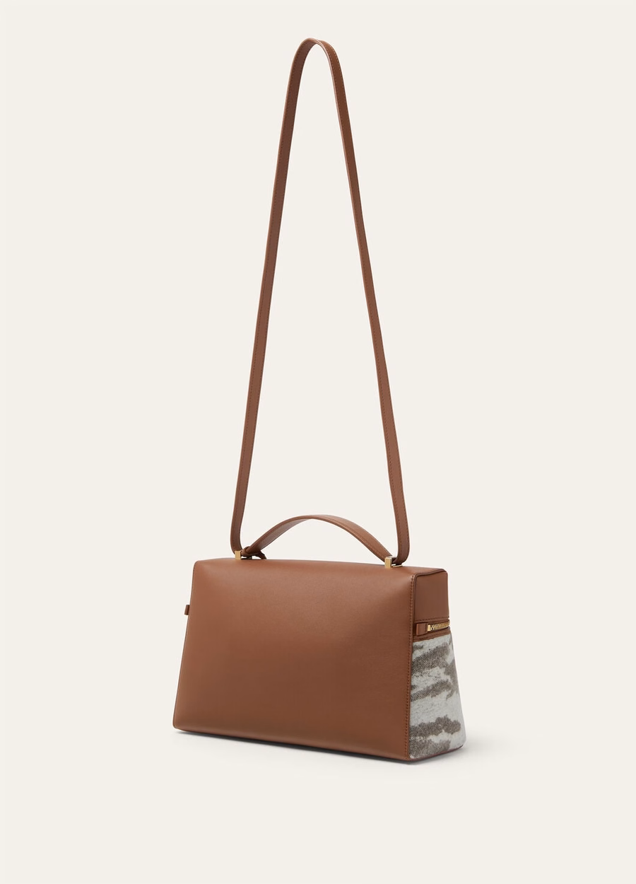Extra bag L27 Cashmere Virgin wool Misty Grey/Winter Pebble/Mole/Sun Gold