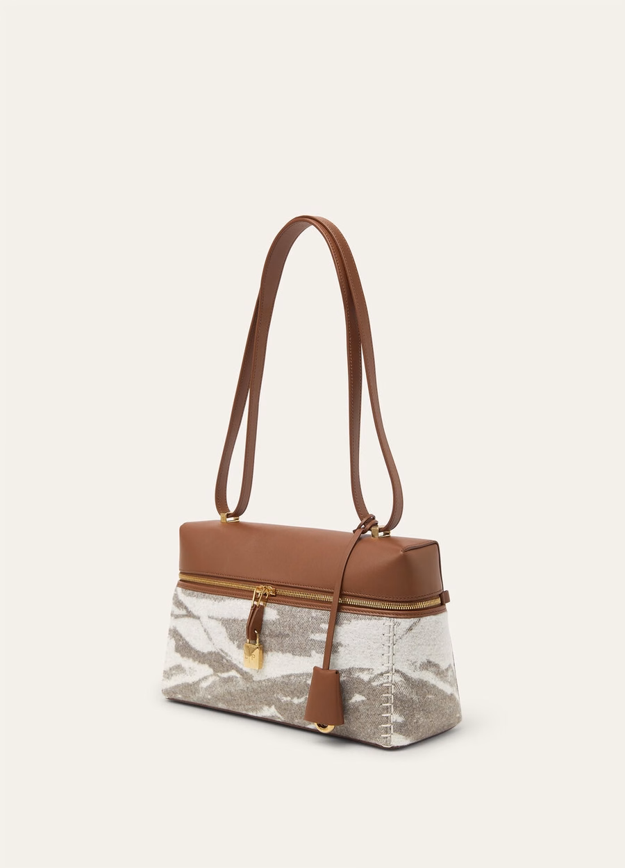 Extra bag L27 Cashmere Virgin wool Misty Grey/Winter Pebble/Mole/Sun Gold