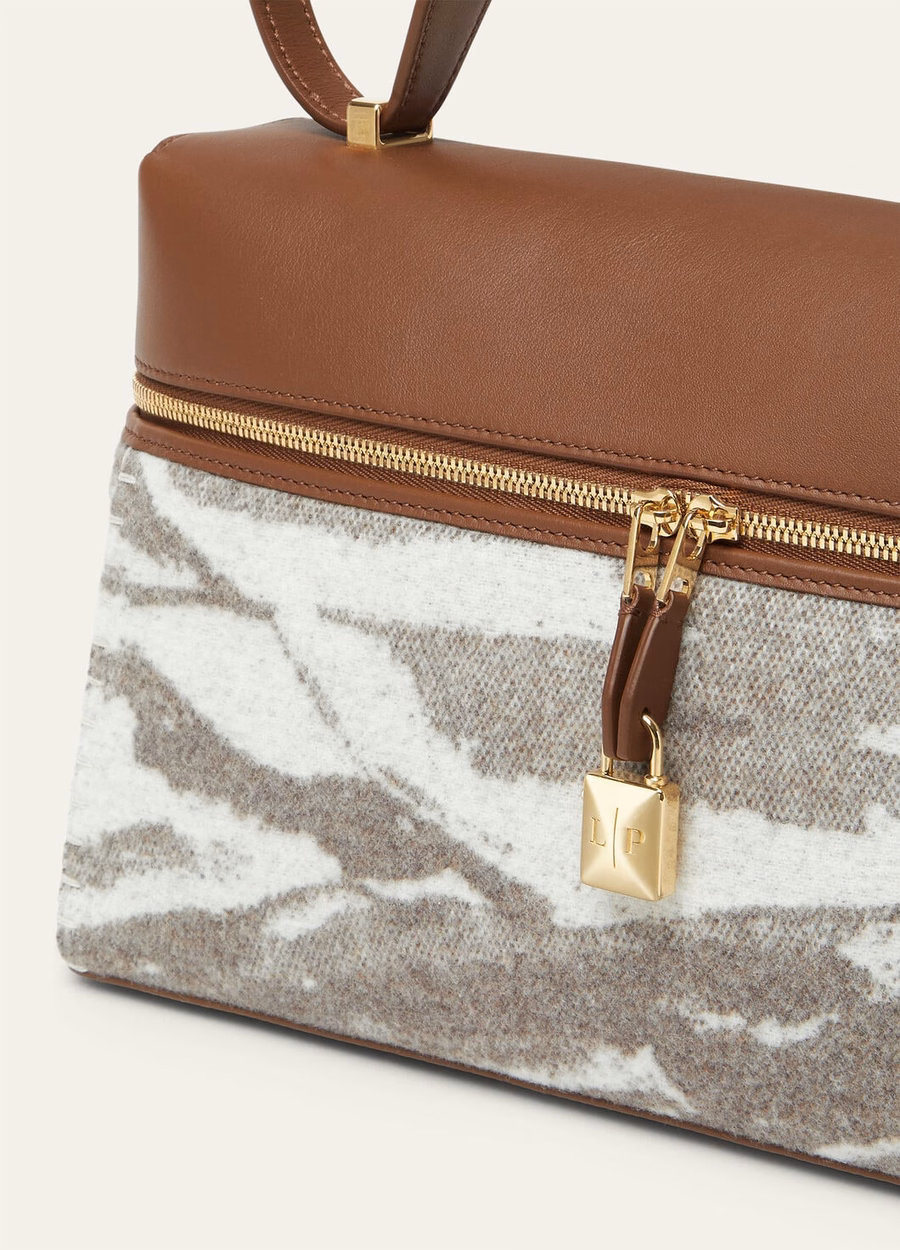 Extra bag L27 Cashmere Virgin wool Misty Grey/Winter Pebble/Mole/Sun Gold