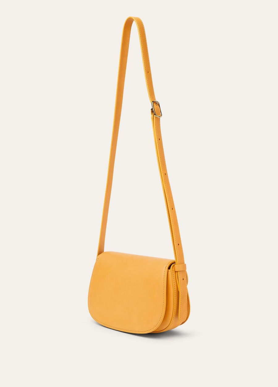 Mini Ghiera Bag Calfskin Wheat Yellow/Sun Gold