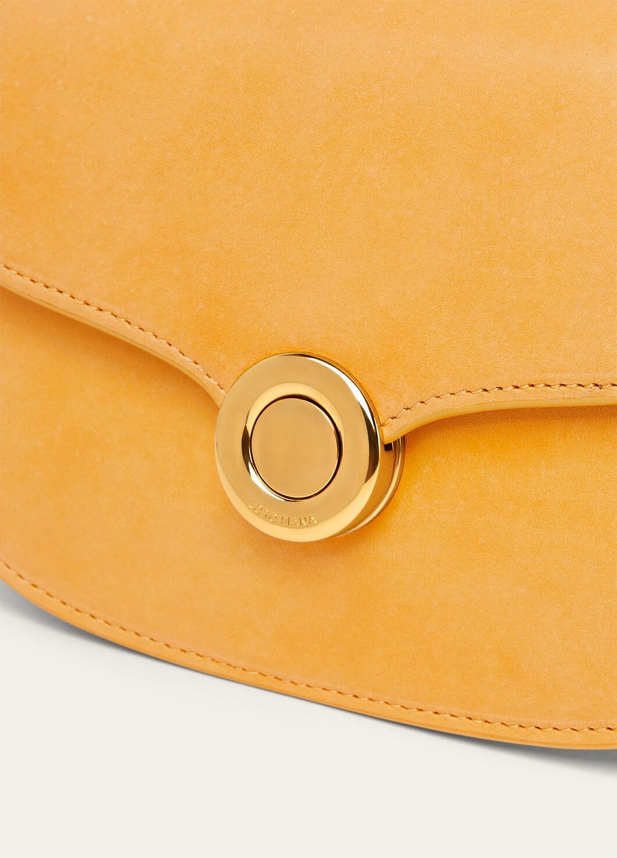 Mini Ghiera Bag Calfskin Wheat Yellow/Sun Gold