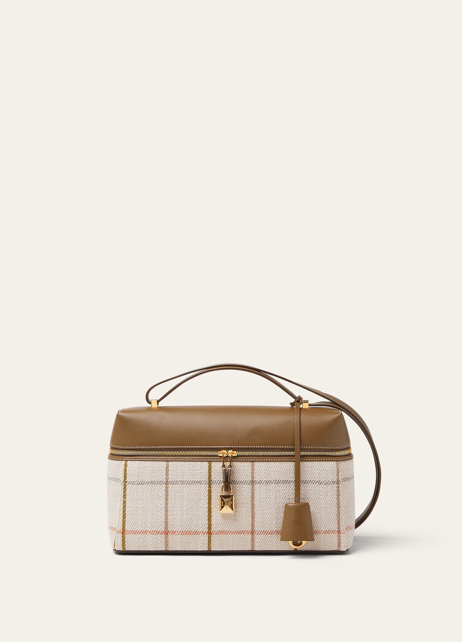 Extra bag L27 Linen Tartan/Salted Capers/Sun Gold