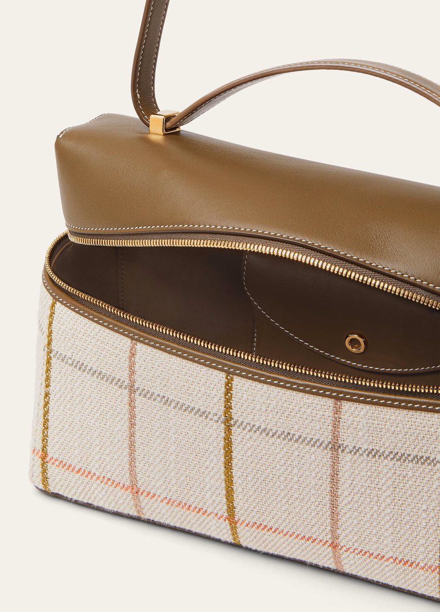 Extra bag L27 Linen Tartan/Salted Capers/Sun Gold