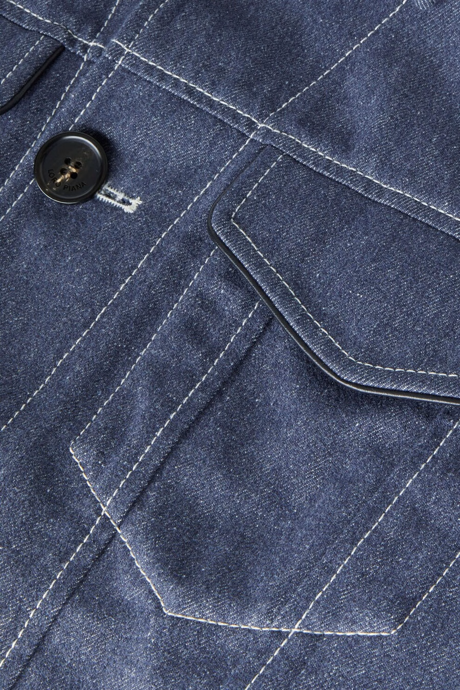 Neive Denim Jacket Flower Surge Blue