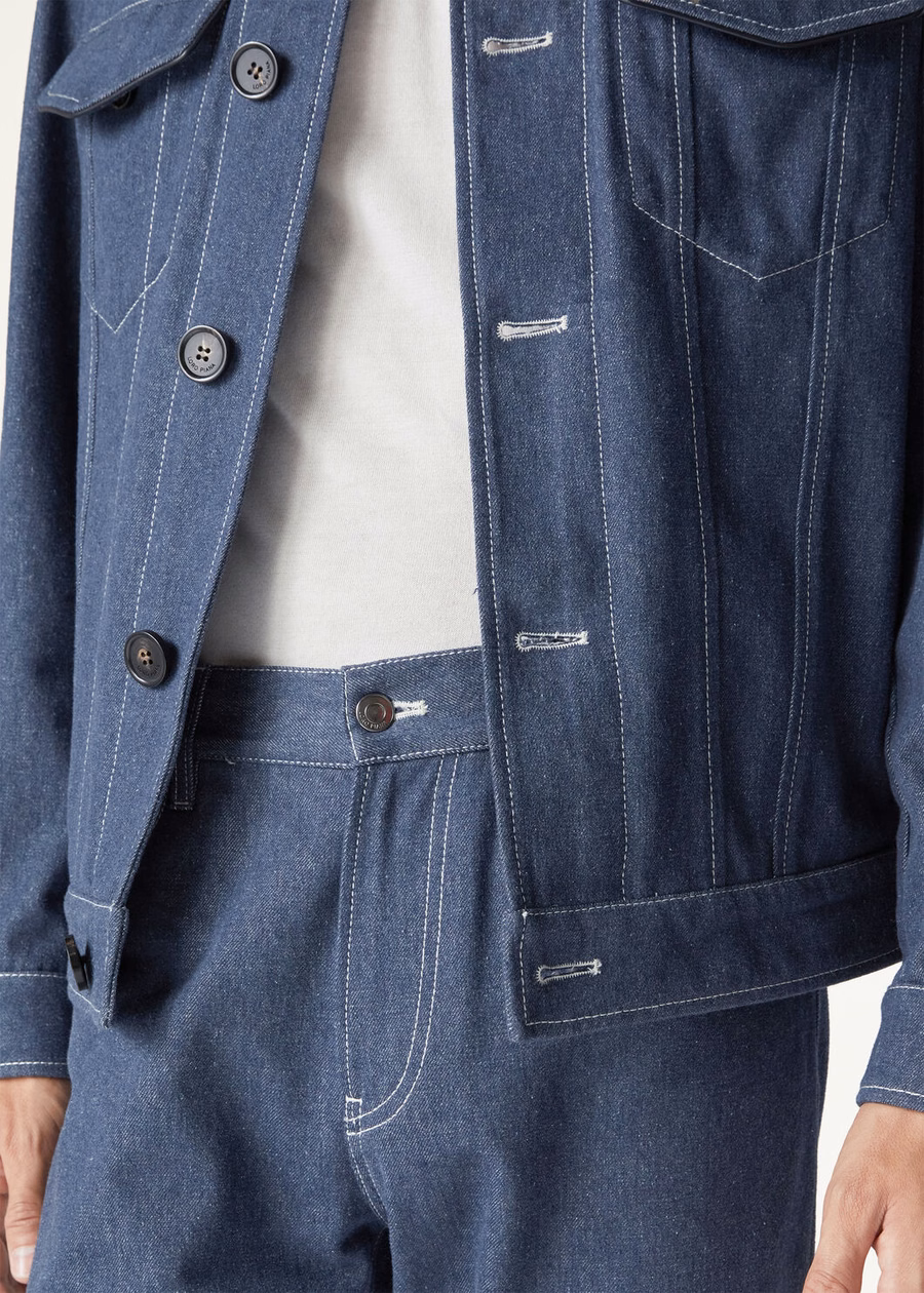 Quarona Denim Flower Surge Blue Pants