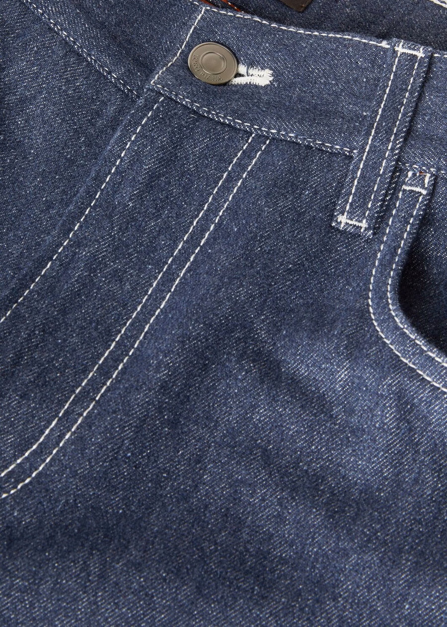 Quarona Denim Flower Surge Blue Pants