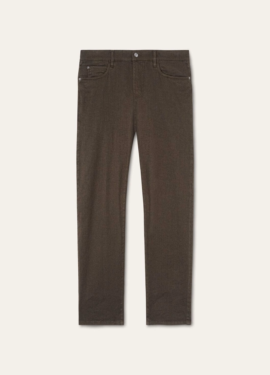 Quarona Cotton Pants In Black Pine