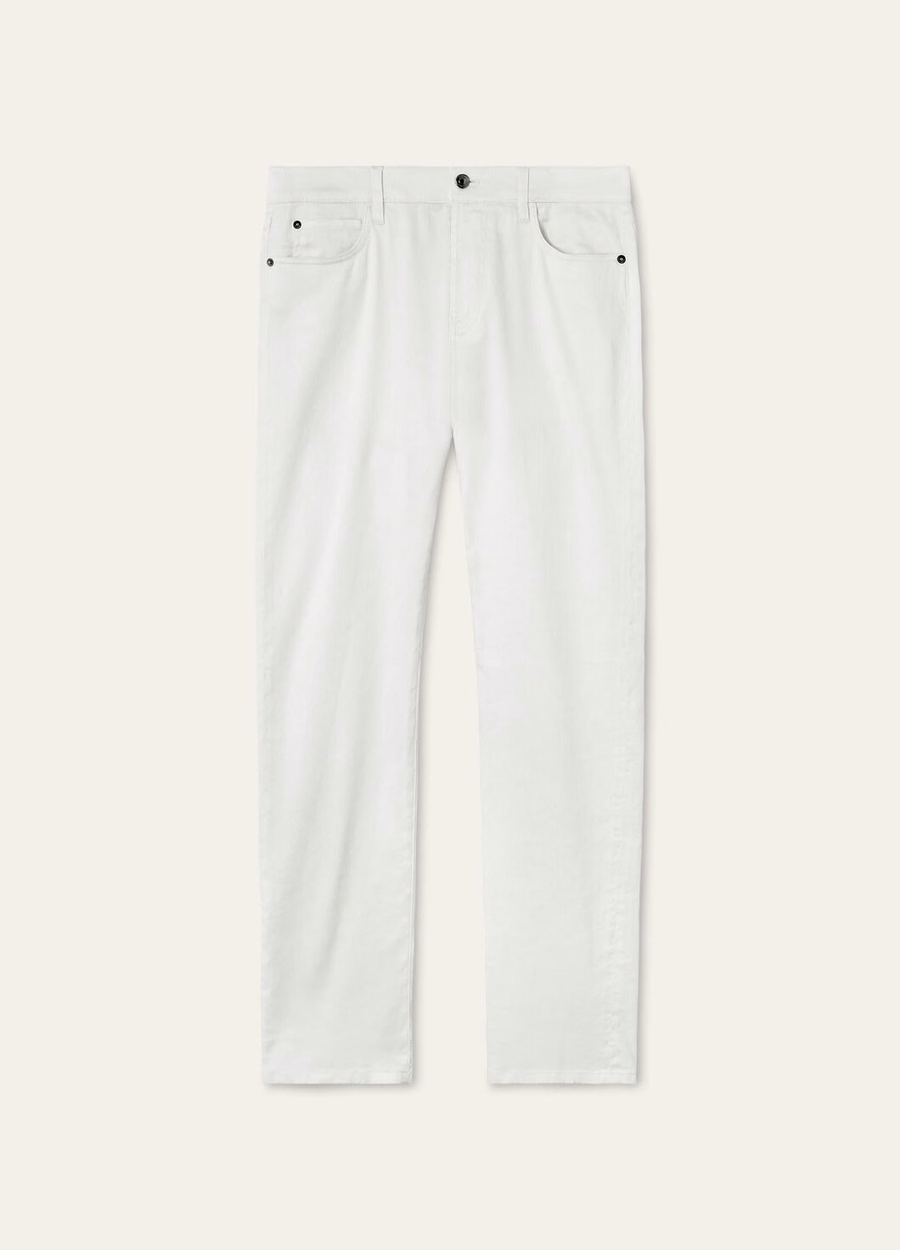 Quarona Cotton Pants In White