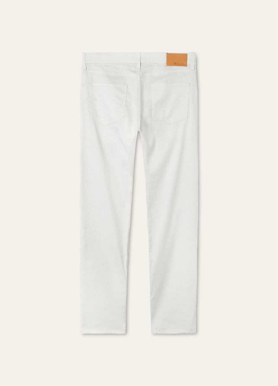 Quarona Cotton Pants In White