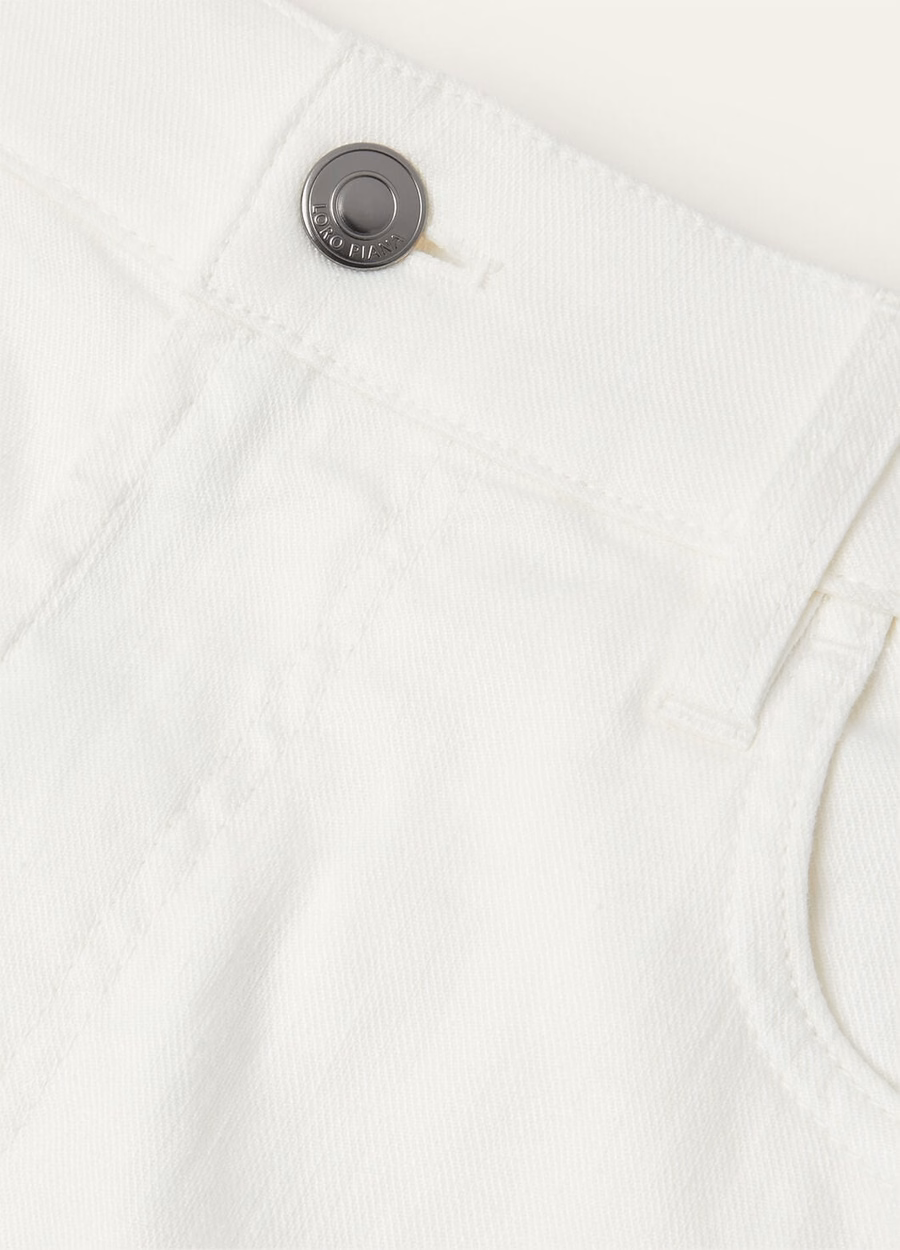 Quarona Cotton Pants In White