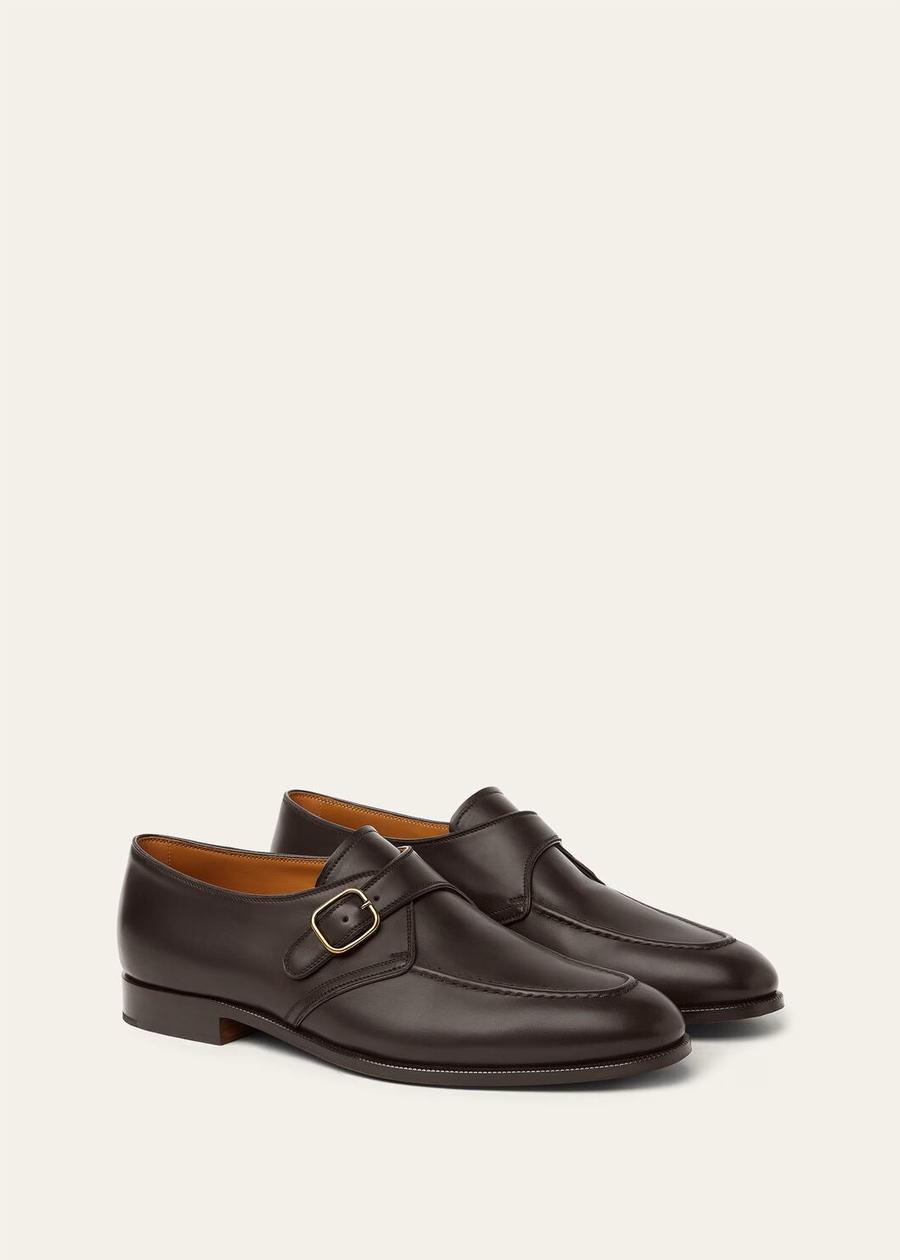 Sergio Derby ebony calfskin