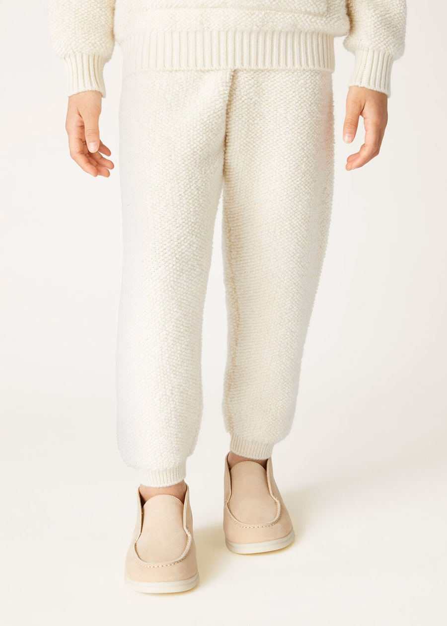 Kids' Cashmere Nougat Curly Pants