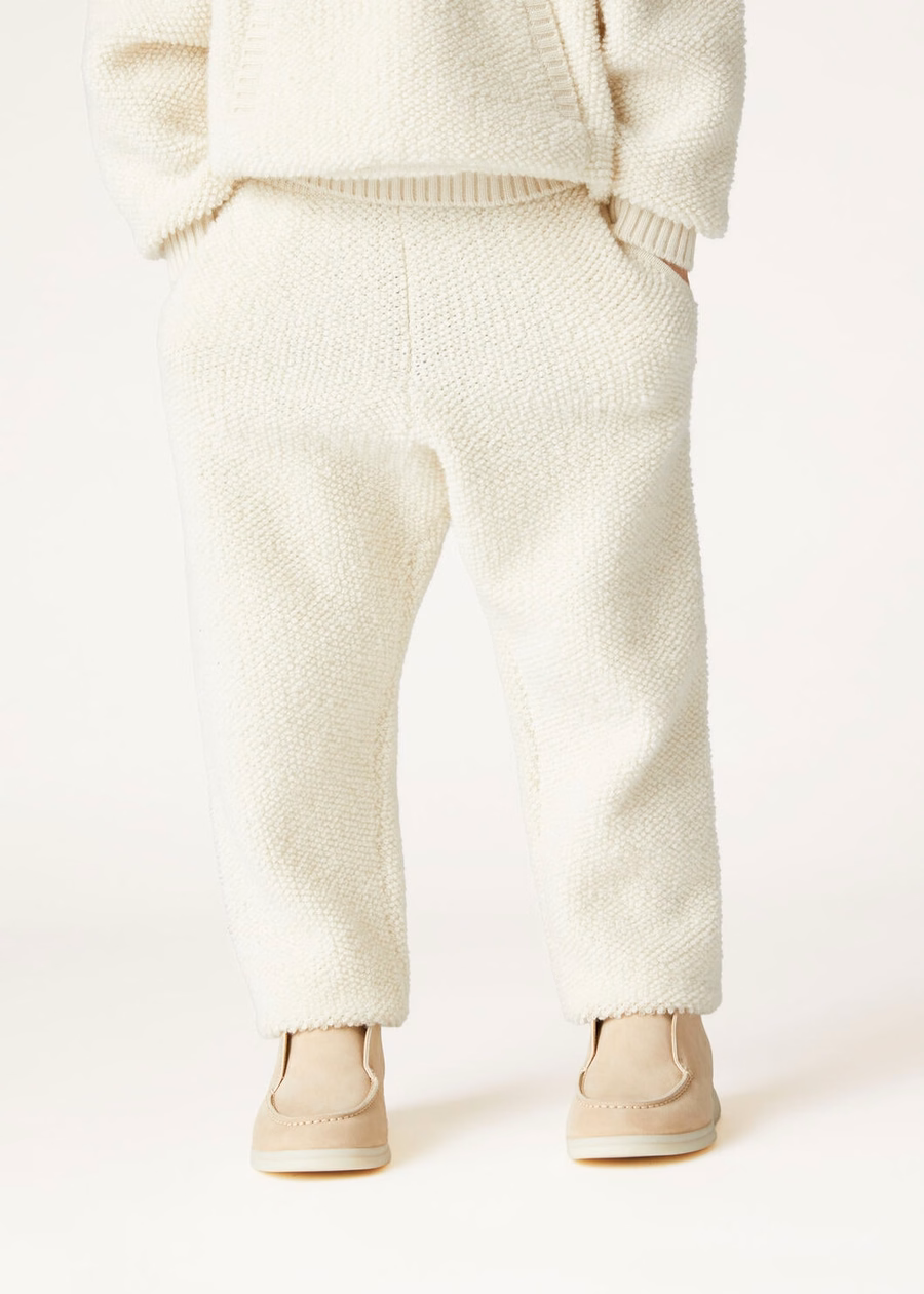 Kids' Cashmere Nougat Curly Pants