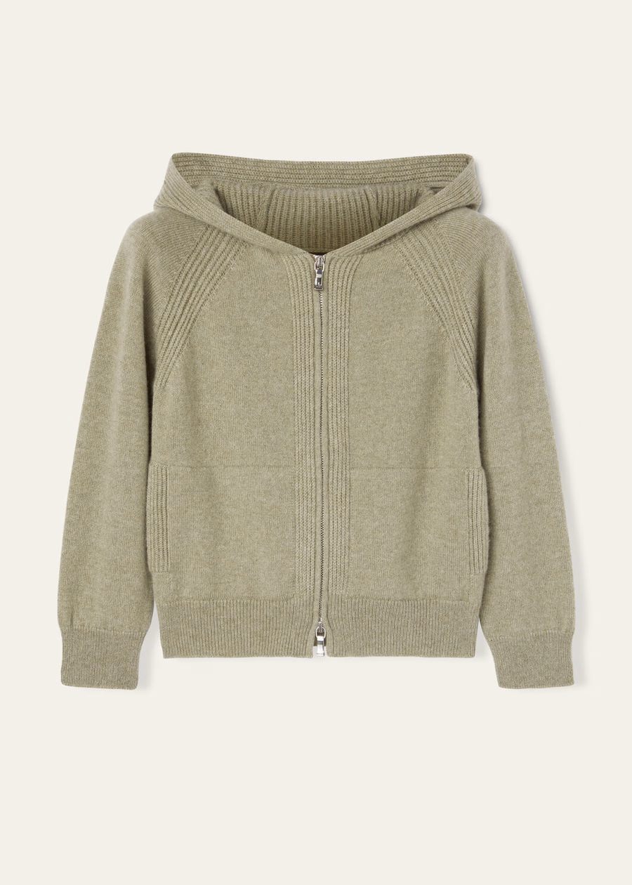 Merano Bomber Jacket for Kids Cashmere Coriander Seed Melange