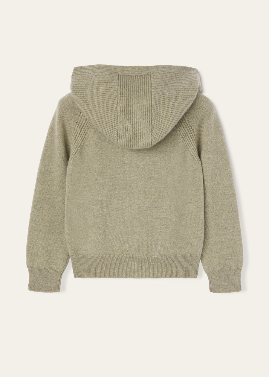 Merano Bomber Jacket for Kids Cashmere Coriander Seed Melange