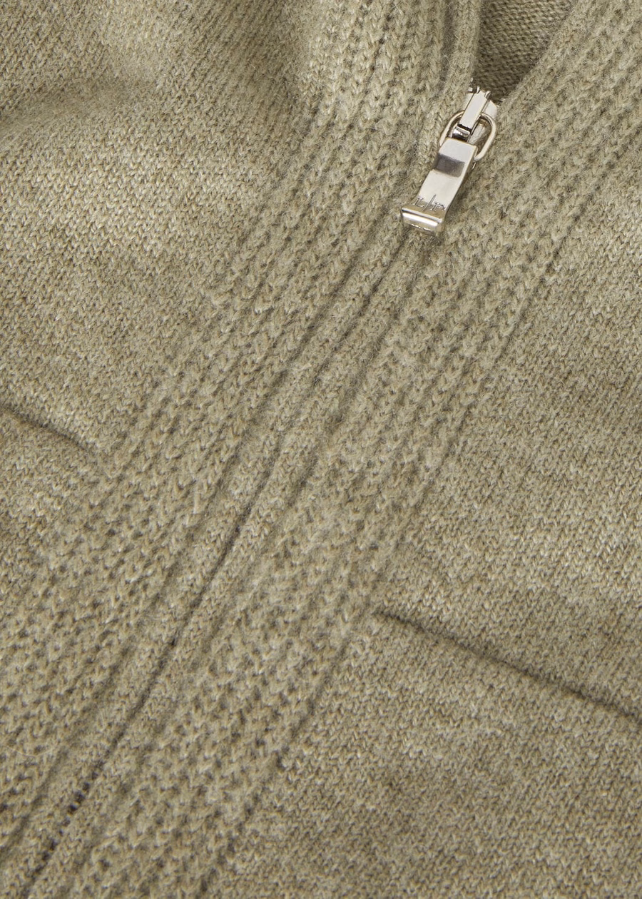 Merano Bomber Jacket for Kids Cashmere Coriander Seed Melange