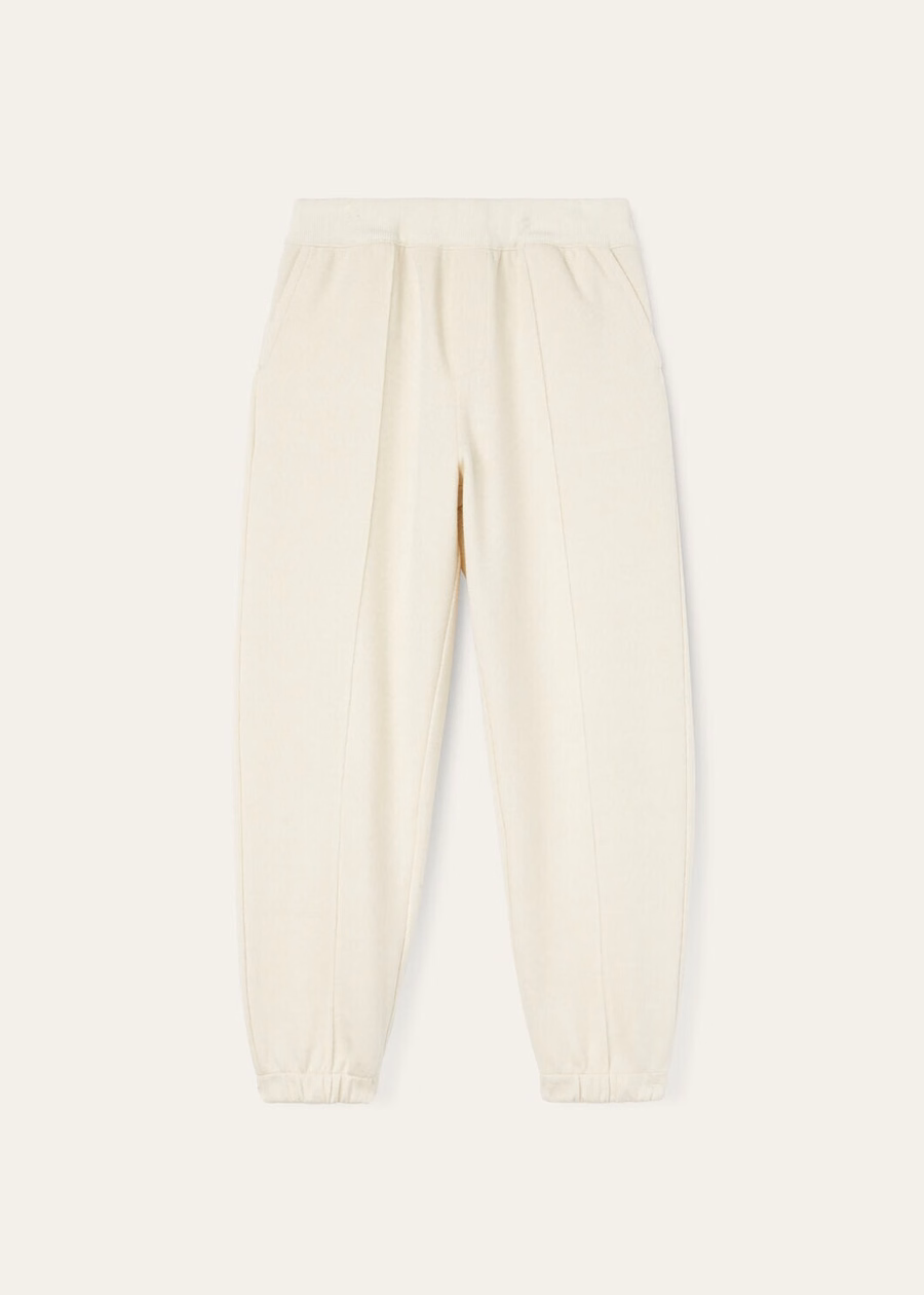 Whitney Pants for Kids Cotton Silk Cashmere Nougat