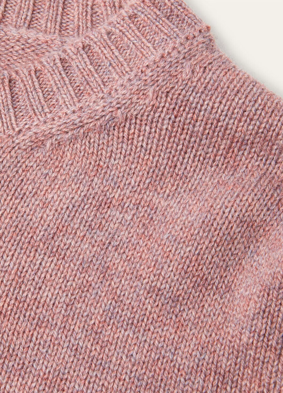 Kids Parksville Crewneck Baby Cashmere Purple Chips Melange