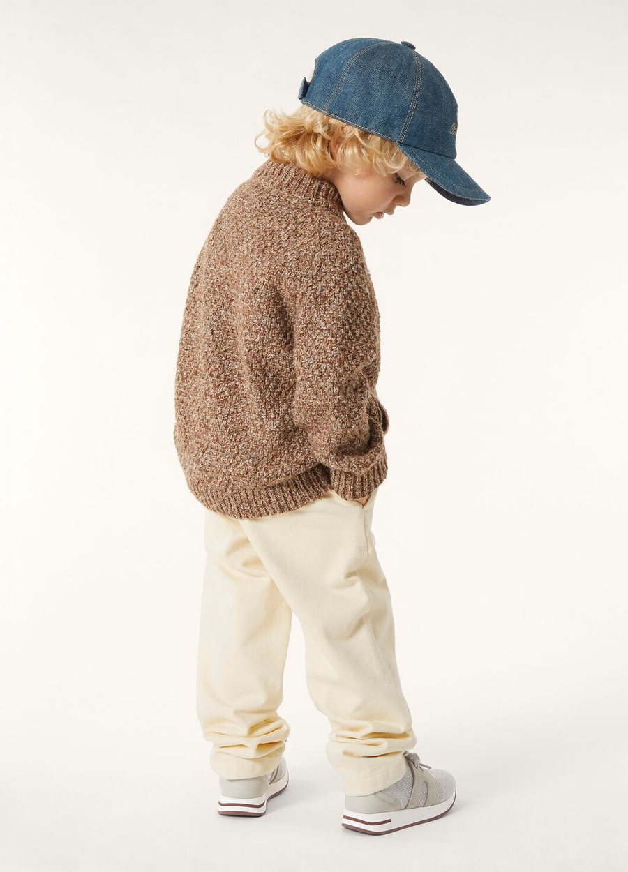 Morley children's cotton pants Arctic Wolf