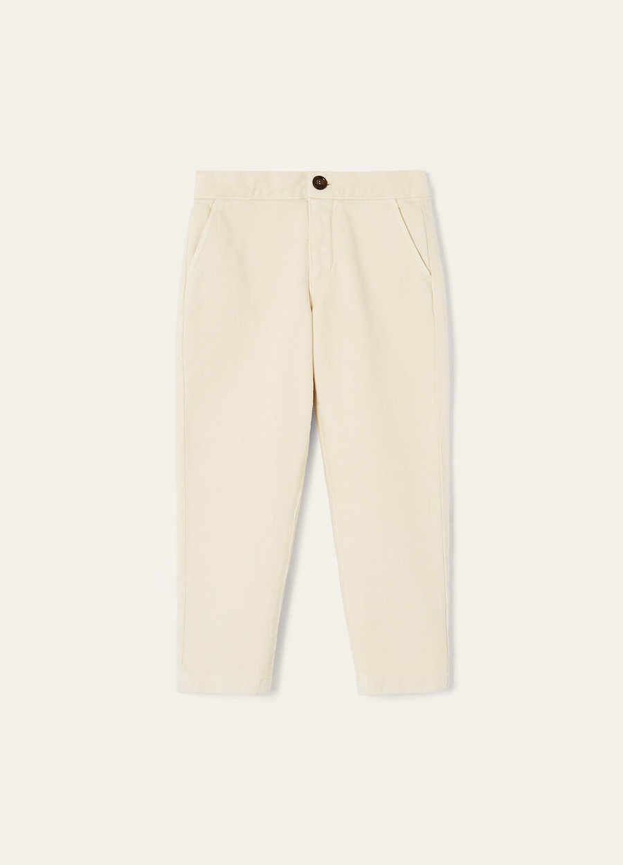 Morley children's cotton pants Arctic Wolf