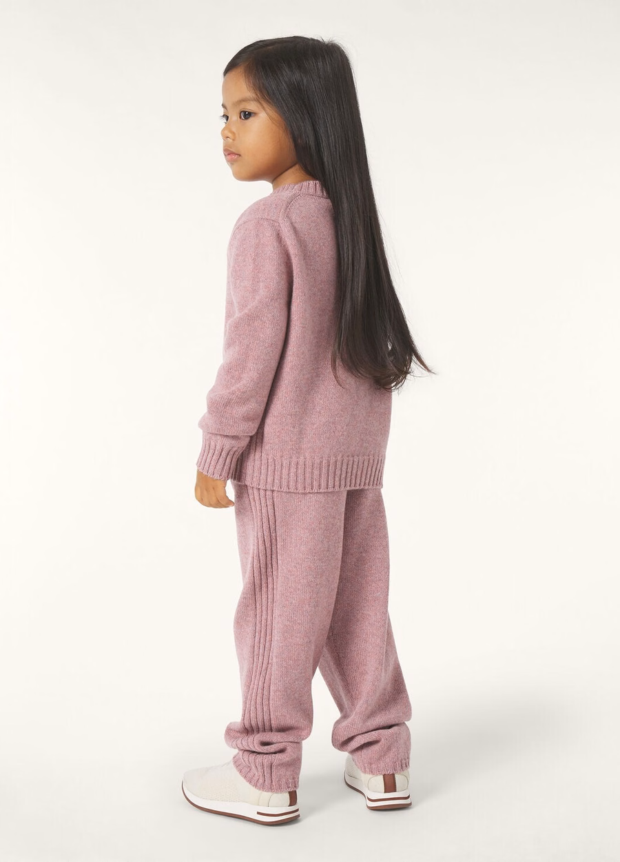 Parksville Kids Pants Baby Cashmere Purple Chips Melange