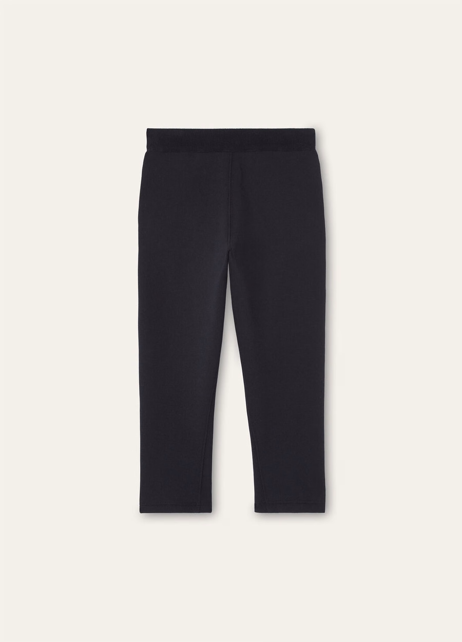 Viera Kids Cotton Silk Cashmere Pants Navy Blue