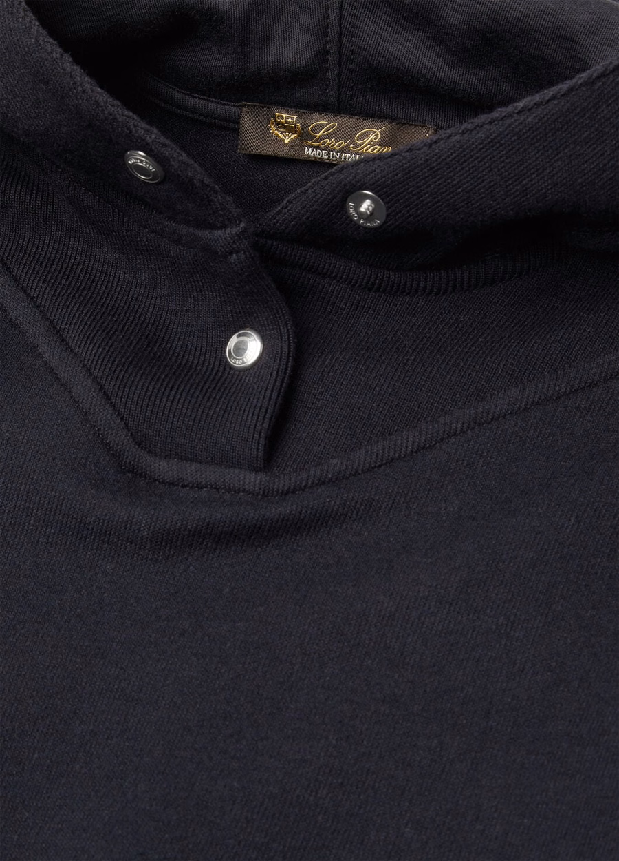 Viera Sweatshirt for Children Cotton Silk Cashmere Navy Blue
