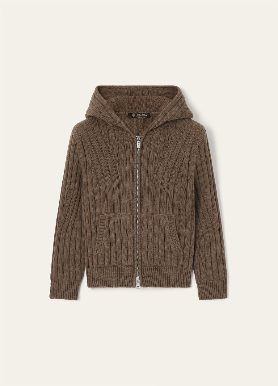 Treasure hooded bomber for children, cotton, cashmere