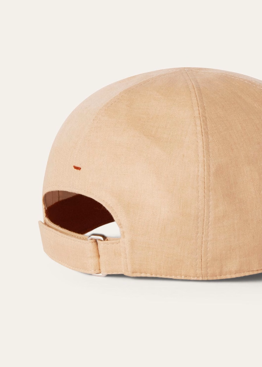 Linen Ginseng Baseball Cap