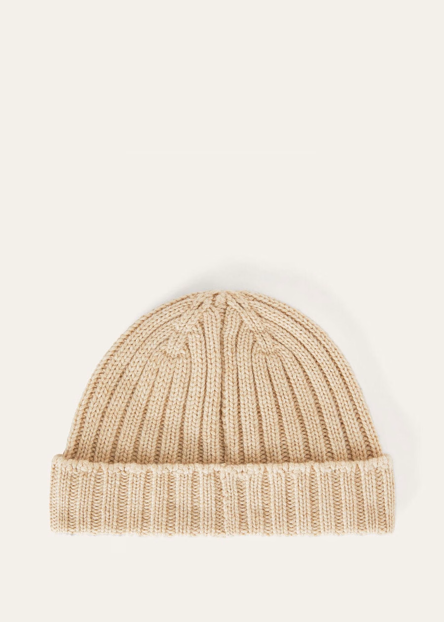 LP Beanie Cashmere Biscuit Melange