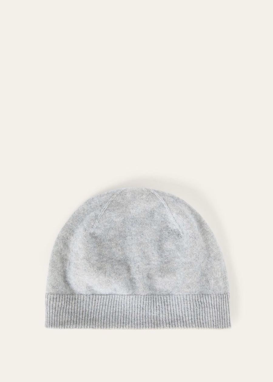 Duo Beanie Cashmere Natural Suitcase/Grey Melange