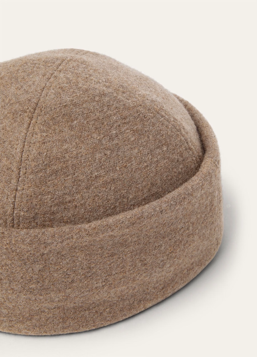 Jocey Virgin Wool Beanie Cobblestone Taupe