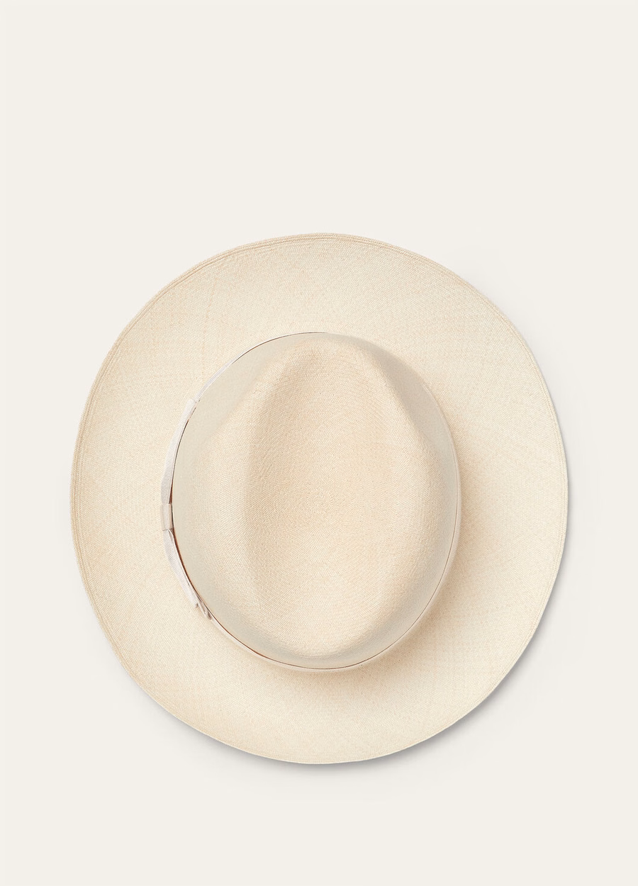 Sergio Hat Montecristi Straw Natural Montecristi/Leather