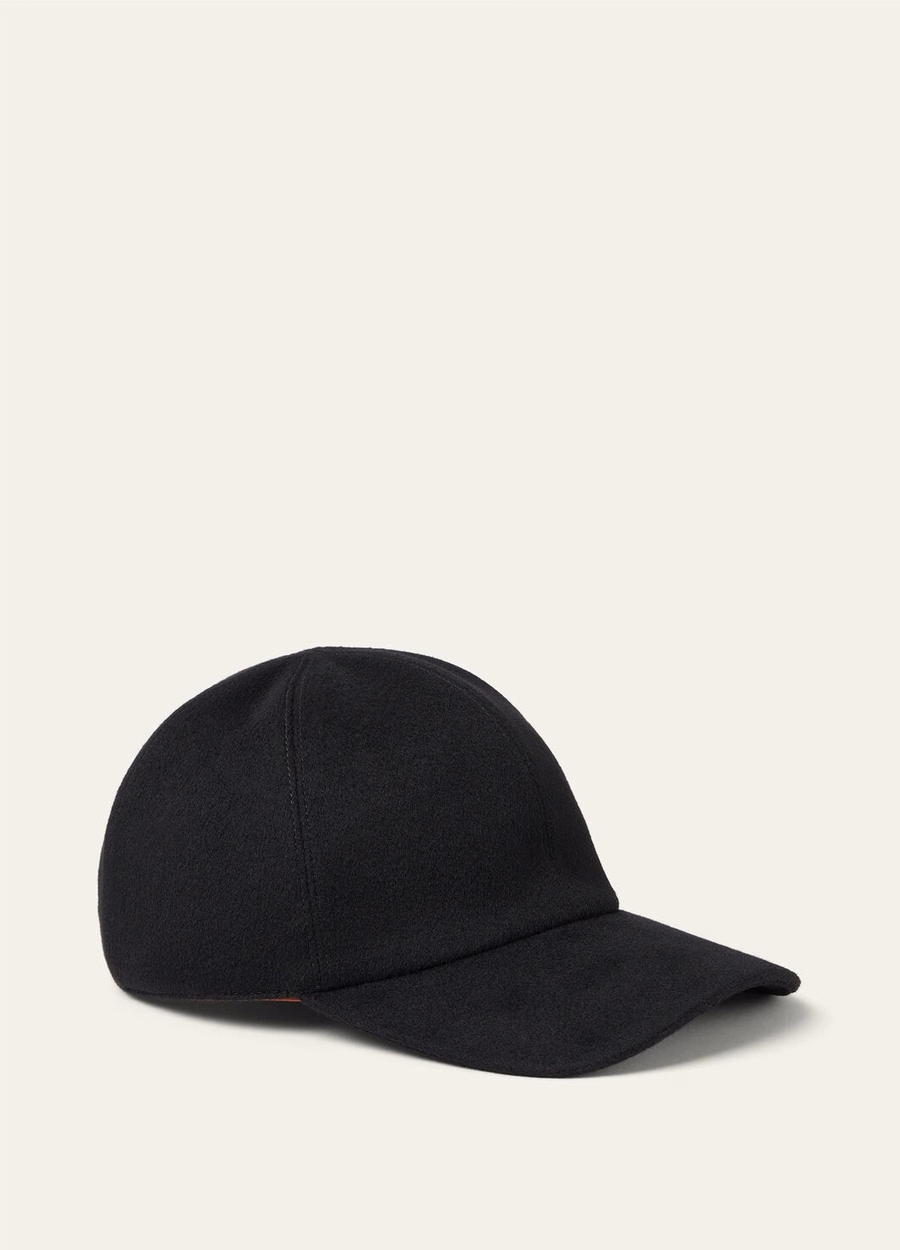 Ivy Cashmere Baseball Cap - Storm System® Black