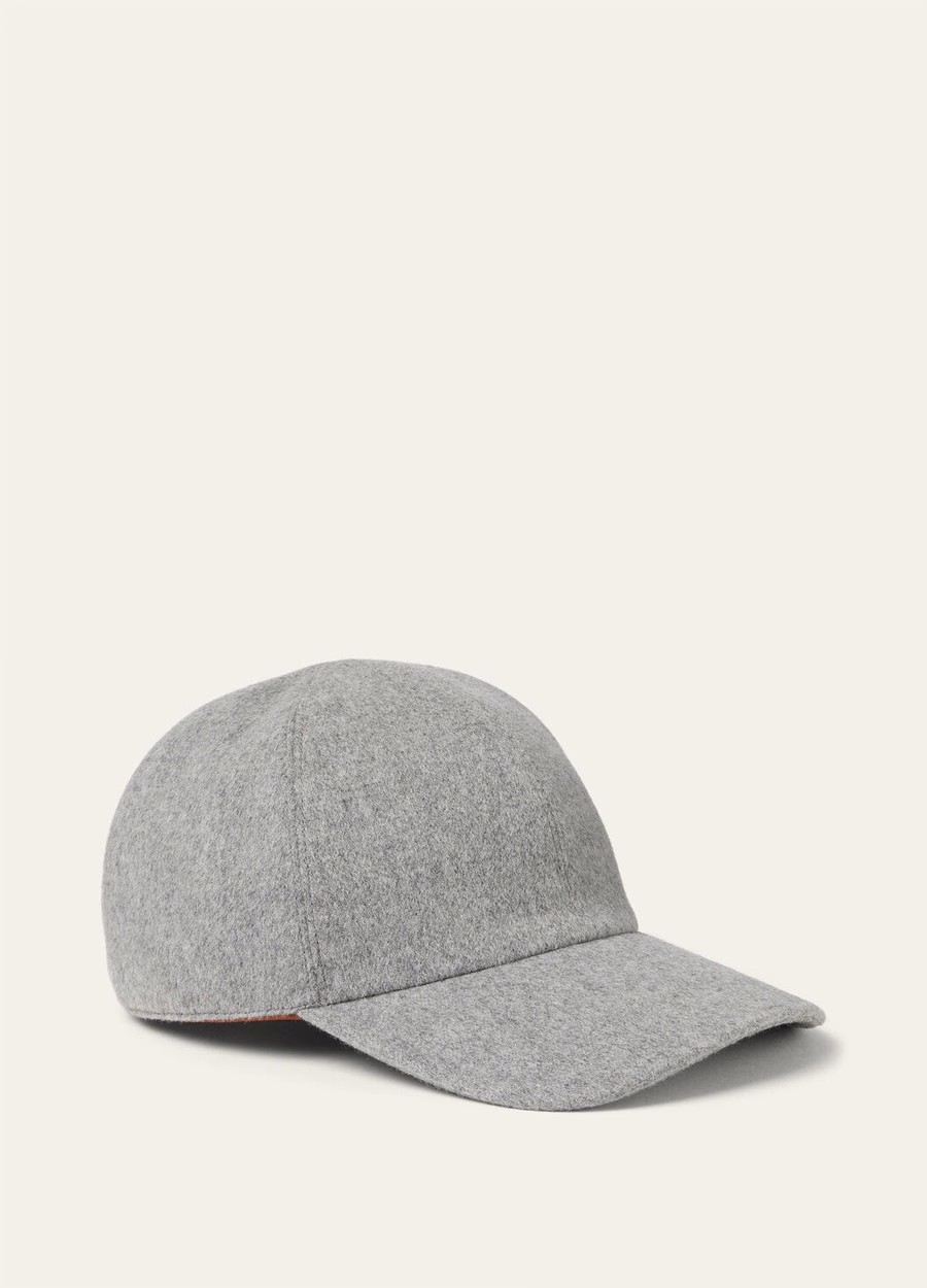 Ivy Cashmere Baseball Cap - Storm System® Flannel Melange