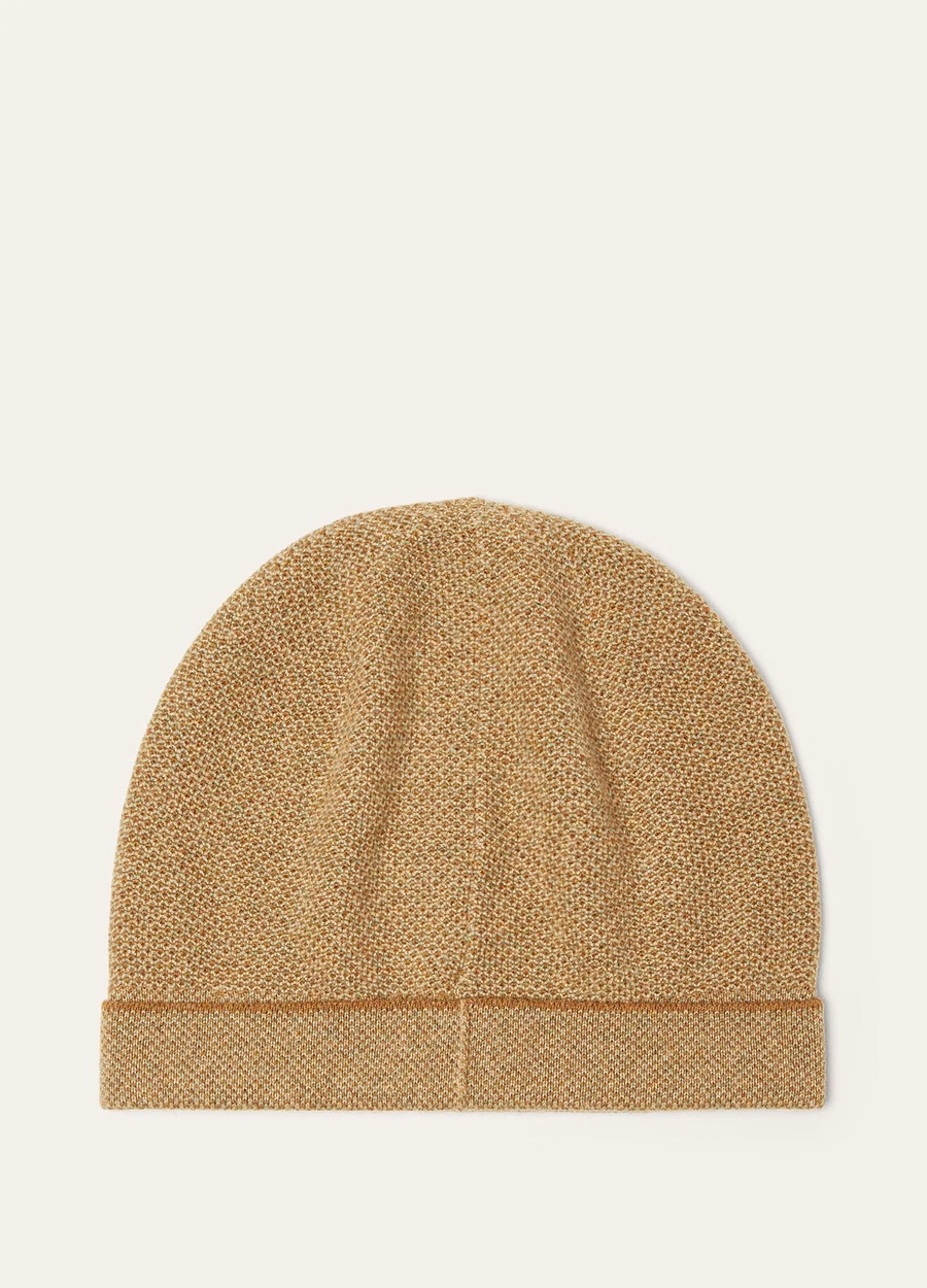 Varallo Beanie Baby Cashmere Walnut Pesto