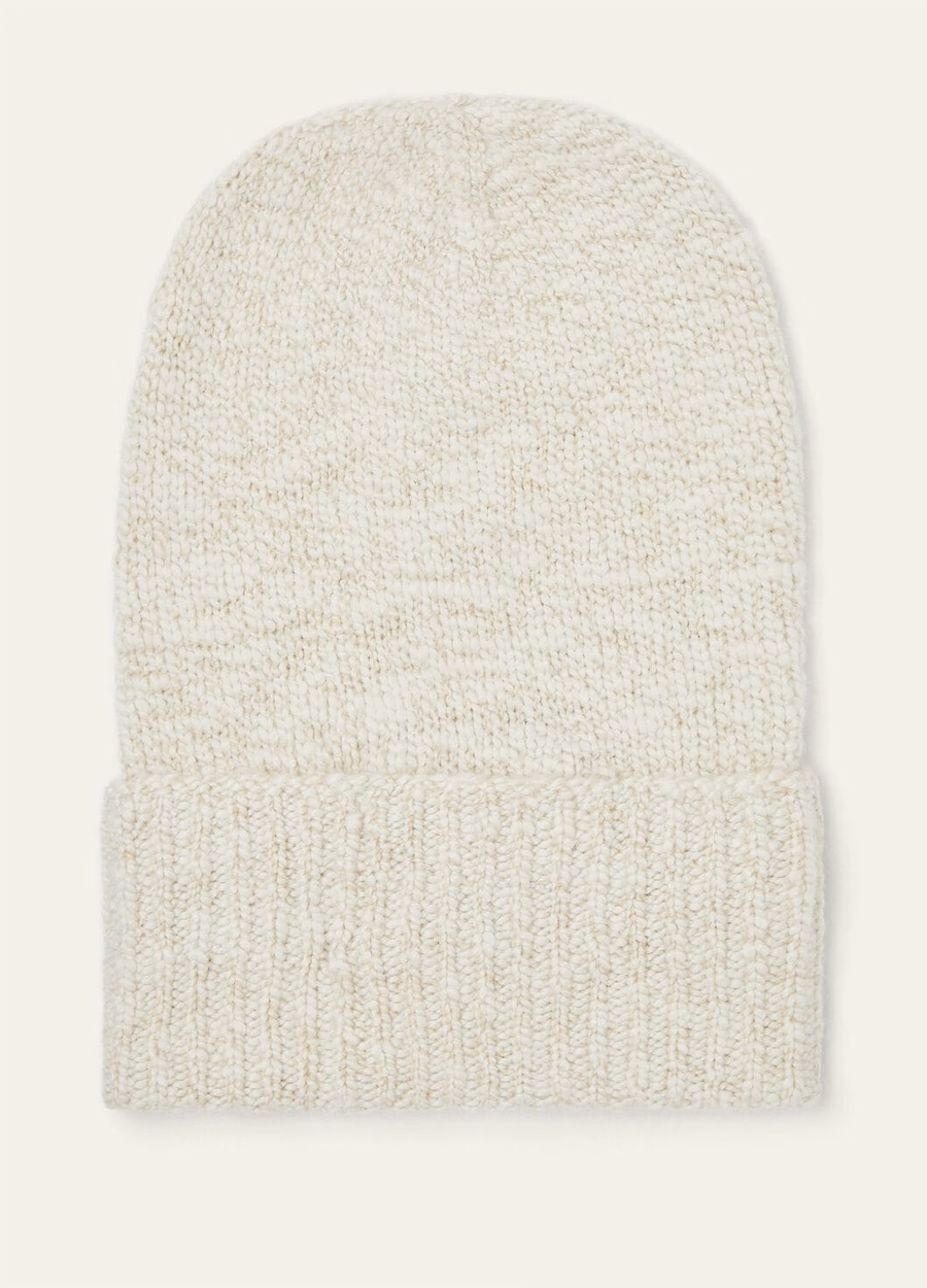 Gnifetti Beanie Cashmere Nougat/Biscuit Melange